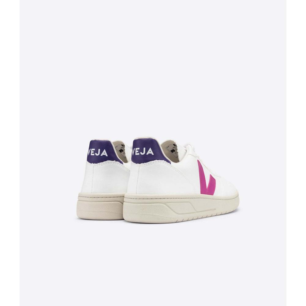 Veja V-10 CWL Schoenen Dames White/Purple | NL 580TCE